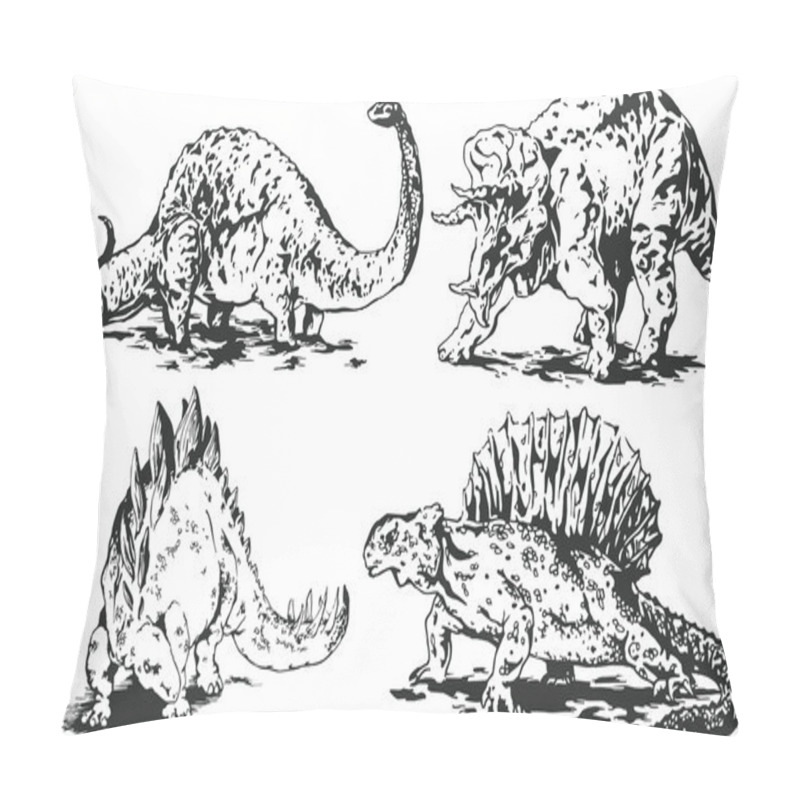 Personality  Dinos Set Pillow Covers