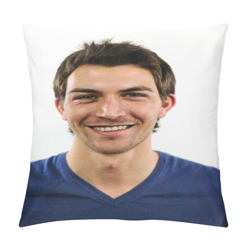 Personality  Portrait Of A Young Casual Man Pillow Covers