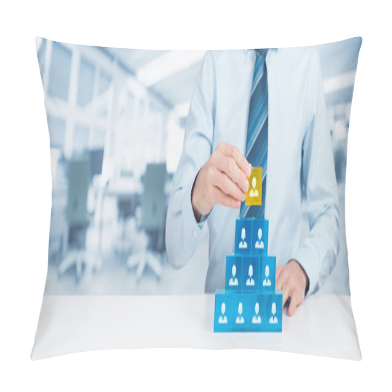 Personality  Human Resources And CEO Concept Pillow Covers