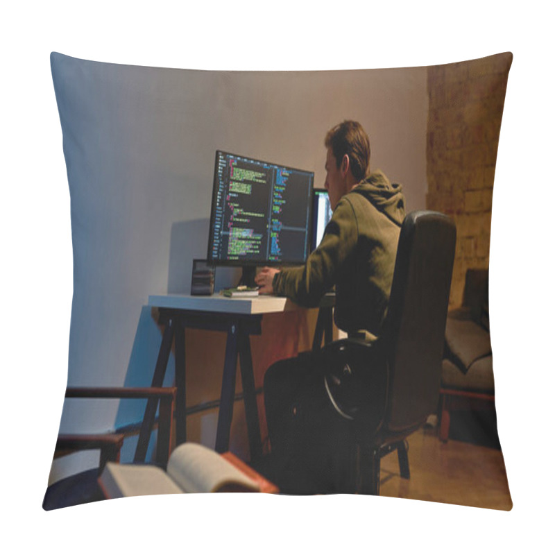 Personality  Focused IT Developer Programming Script Or Code Pillow Covers