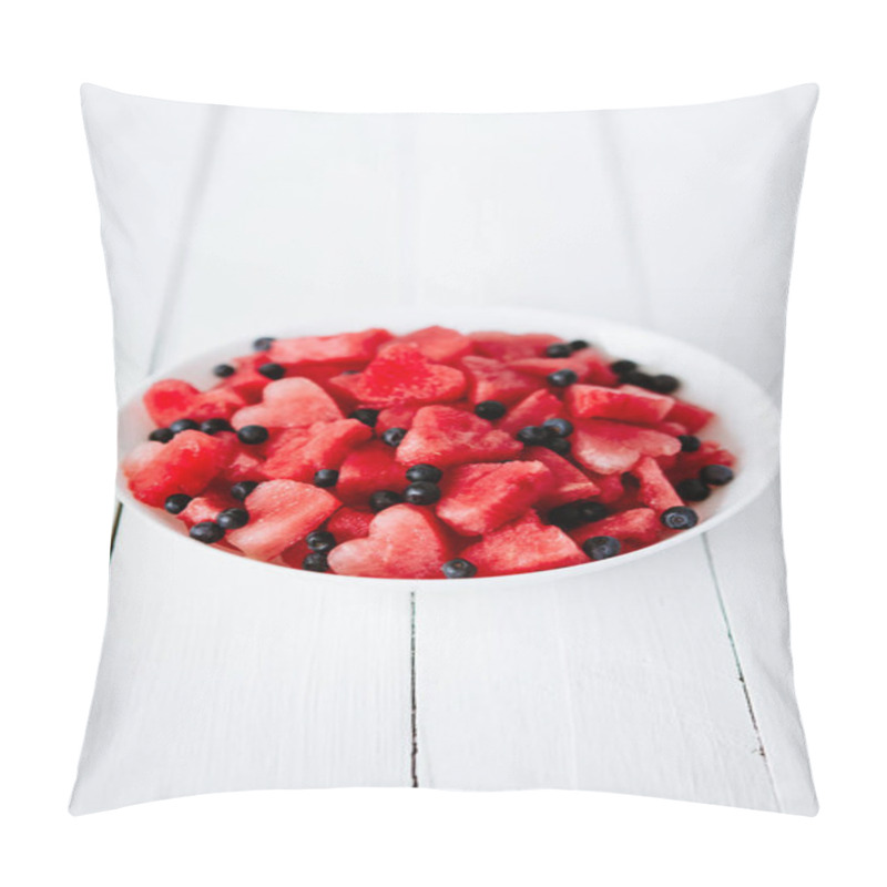 Personality  Pieces Of Watermelon And Hearts Pillow Covers