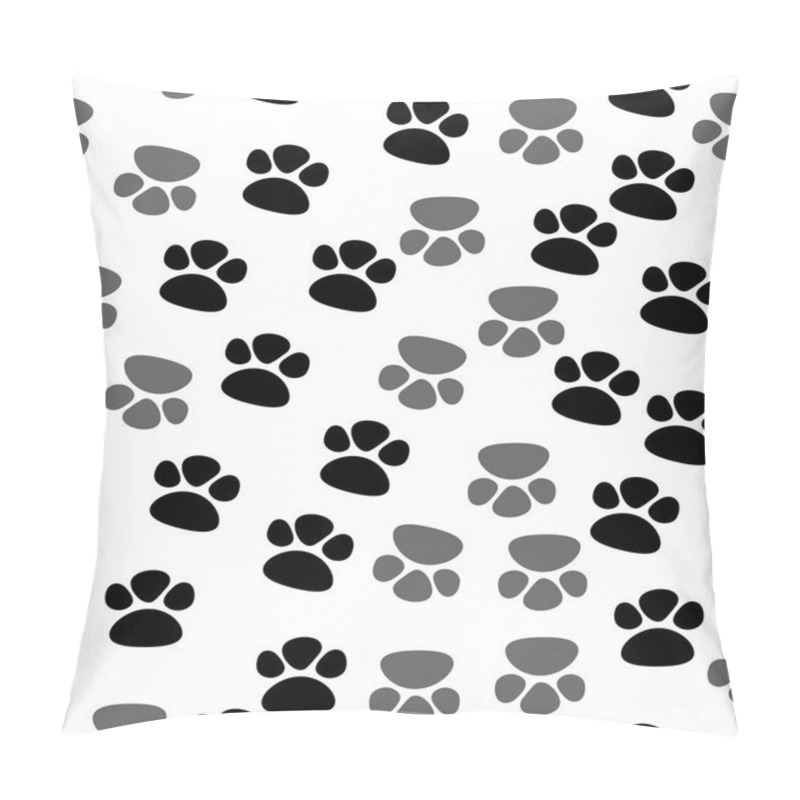 Personality  Seamless Footprint Pattern Pillow Covers