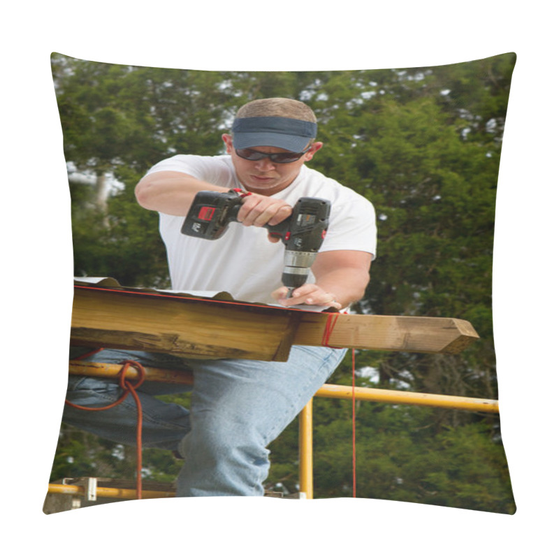 Personality  Construction Worker Pillow Covers