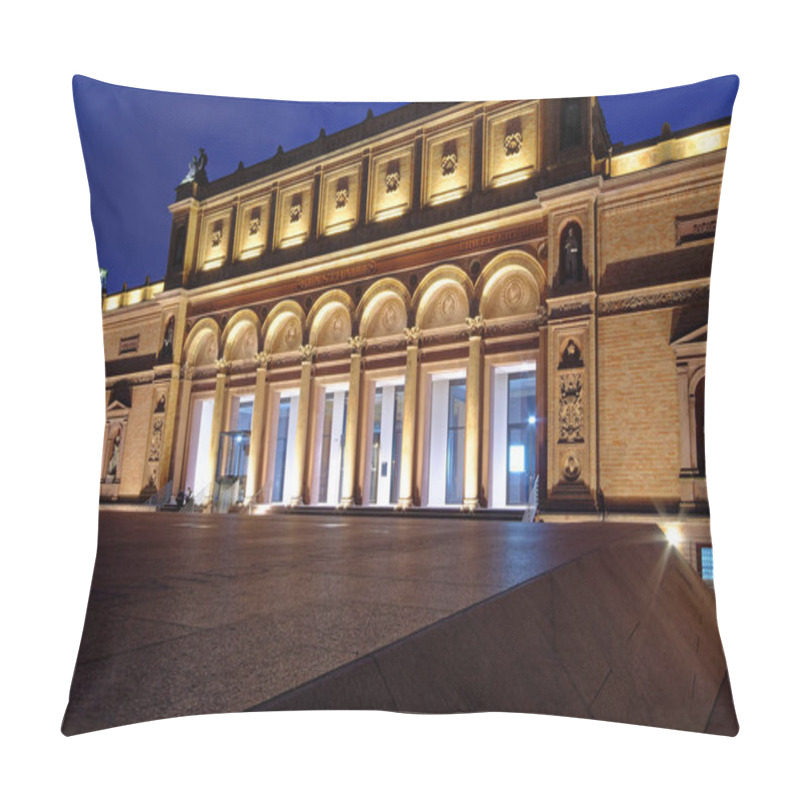 Personality  Exterior View Of The Hamburger Kunsthalle In Hamburg Germany Europe At Night Photo Bought On July 10th, 2017 Pillow Covers