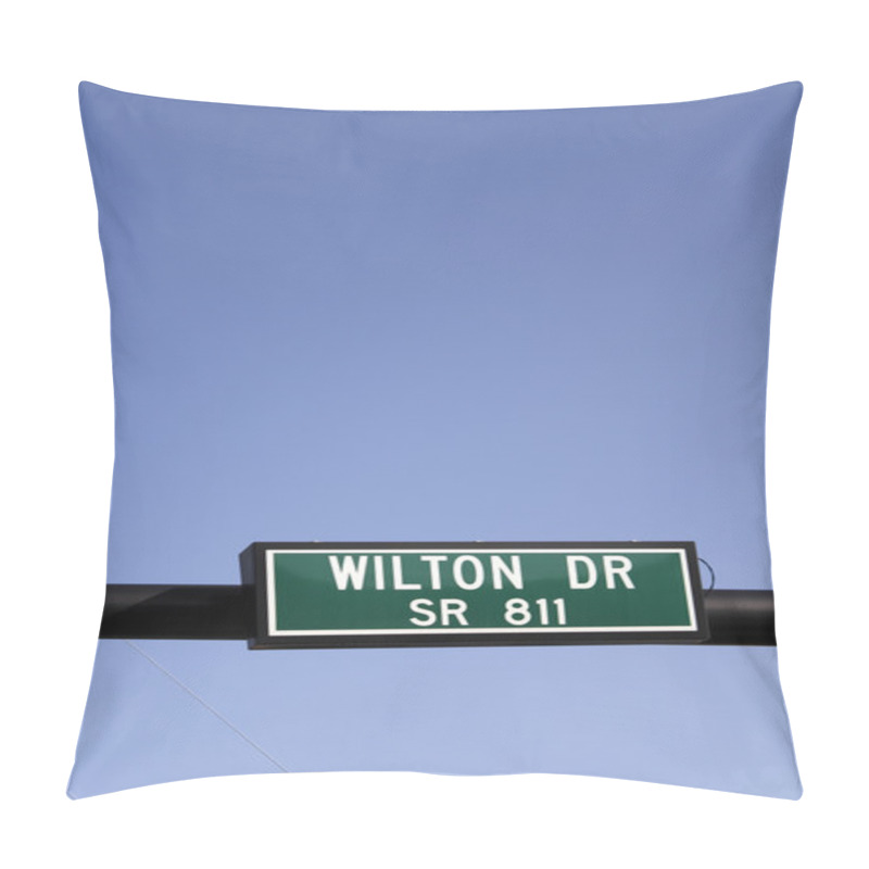 Personality  Wilton Drive SR 811 Road Sign Pillow Covers