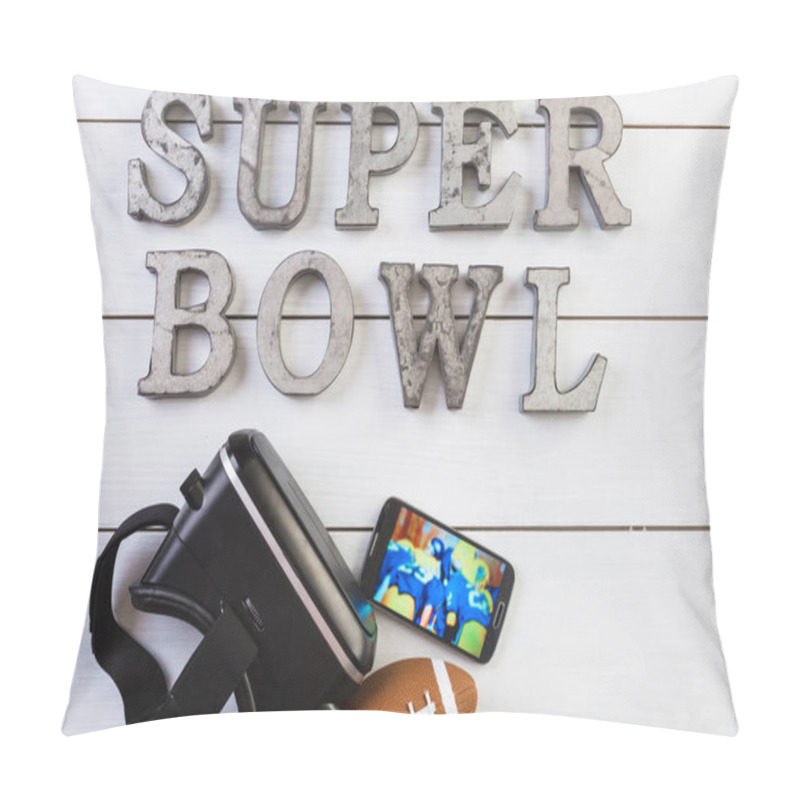 Personality  Football Party Background Pillow Covers