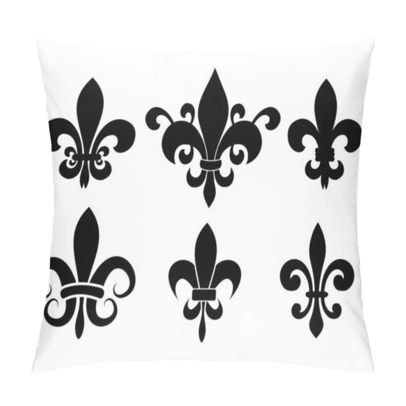 Personality  Fleur De Lise Vector Set Pillow Covers