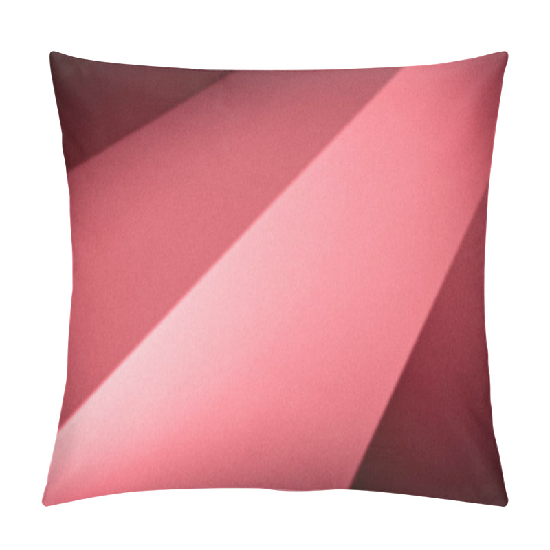 Personality  Bright Pink And Red Gradient 4K Background With Sharp, Angular Lines Intersecting In A Grainy, Textured Finish, Delivering A Bold And Dynamic Visual Aesthetic Pillow Covers