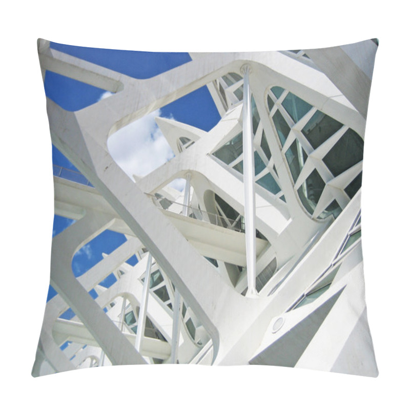 Personality  Structural Details Of A Contemporary Building Pillow Covers