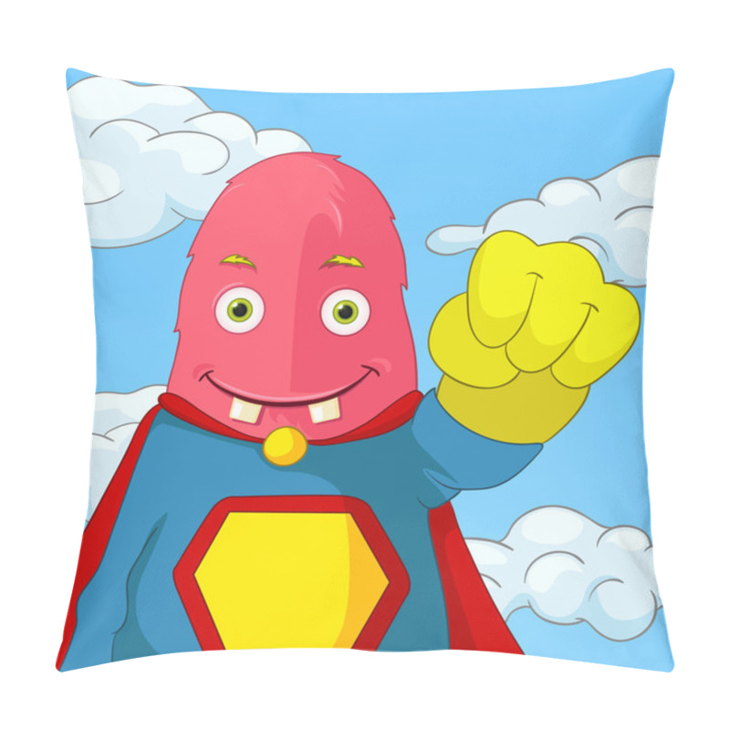 Personality  Funny Monster. Pillow Covers