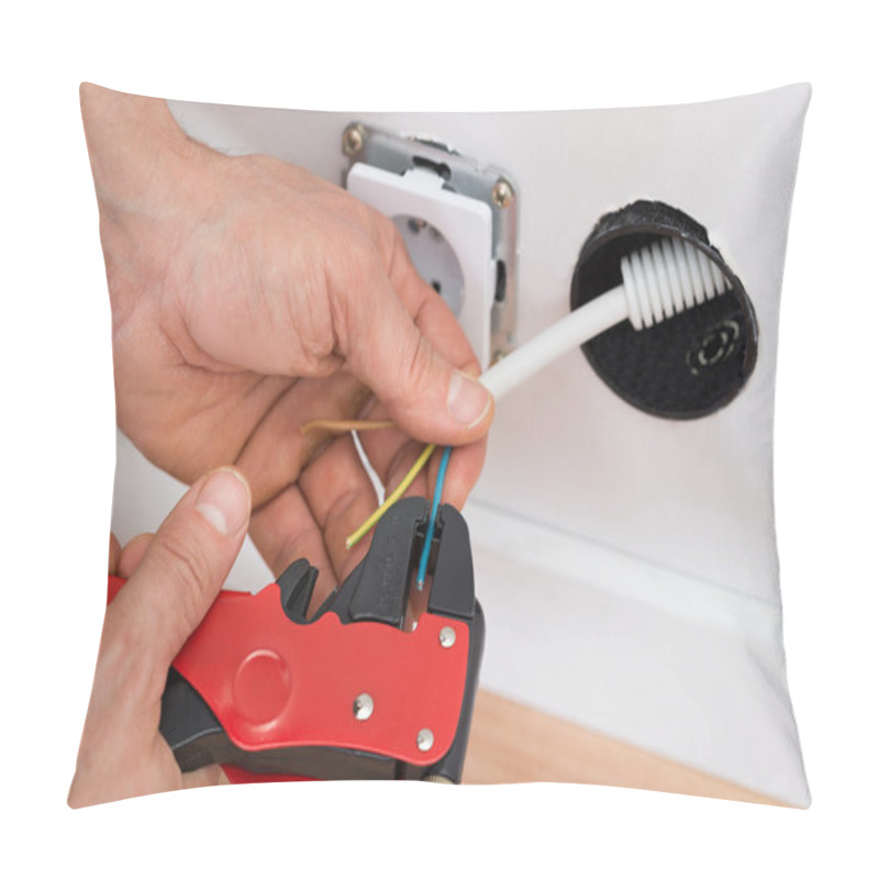 Personality  Electrician Peeling Insulation Pillow Covers