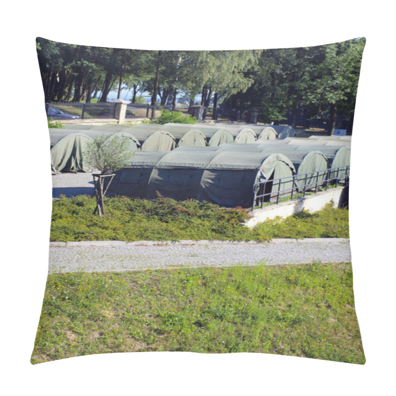 Personality  Camp, Tents Pillow Covers