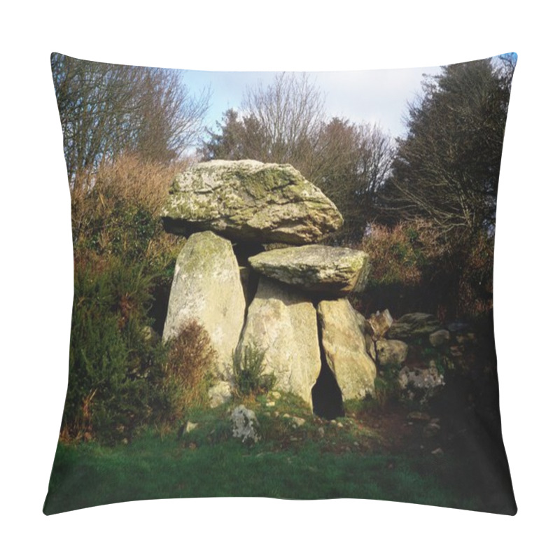 Personality  Knockeen Dolmen, Tramore, Co Waterford, Ireland Pillow Covers