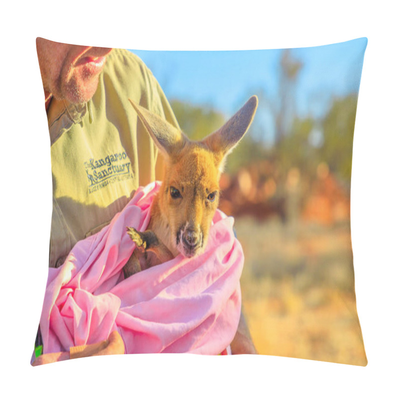 Personality  Kangaroo Sanctuary Alice Springs Pillow Covers