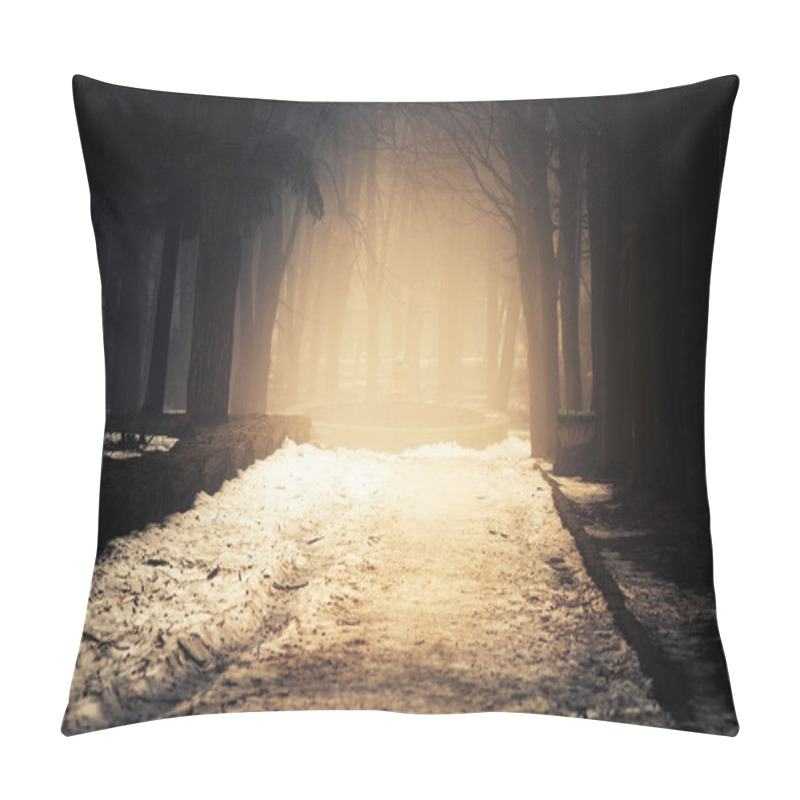 Personality  Fog On A Way Pillow Covers