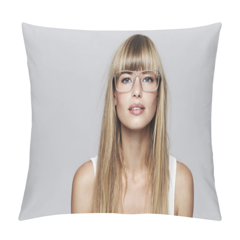 Personality  Blue Eyed Blond Pillow Covers