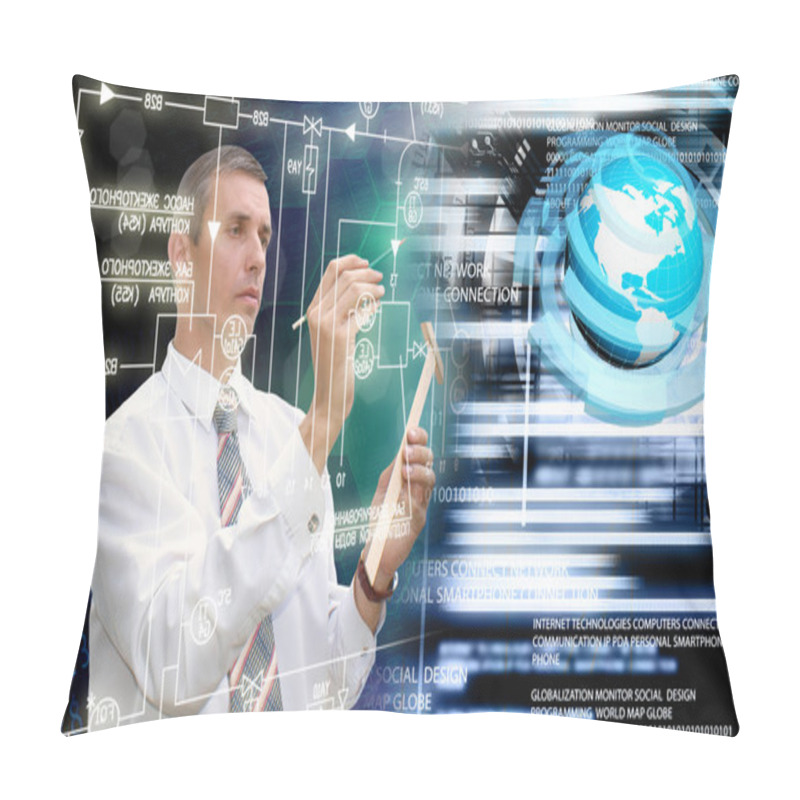 Personality  Engineering Designing Communications Connection Technologies Pillow Covers