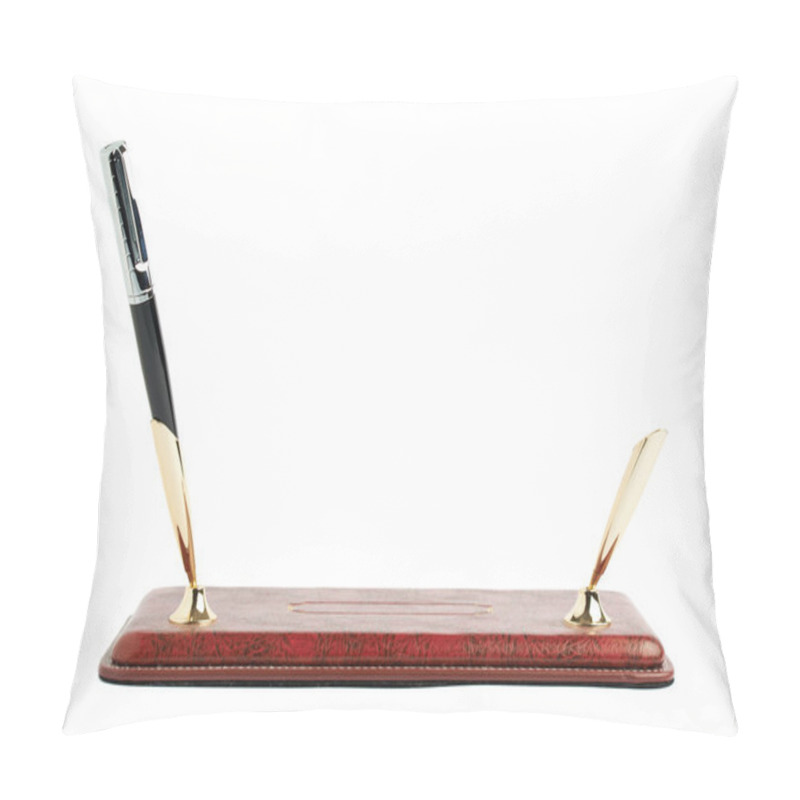 Personality  Red Leather Pen Holder Pillow Covers