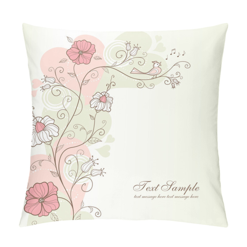 Personality  Spring Design With Flowers Pillow Covers