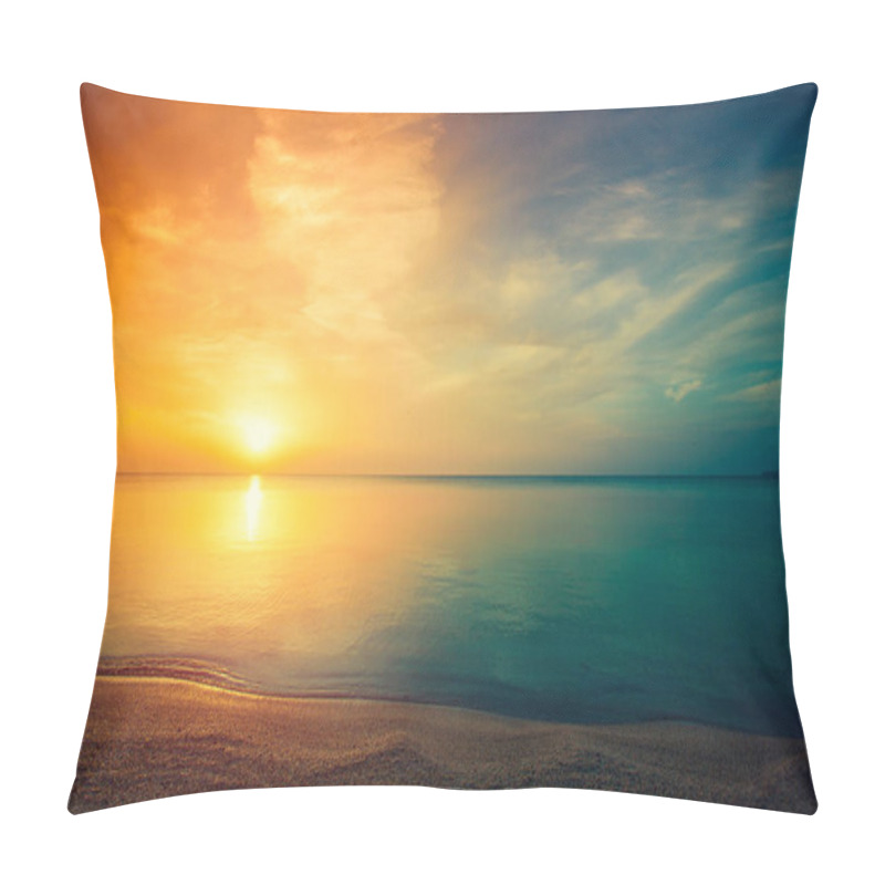 Personality  Sunrise Over The Sea Pillow Covers