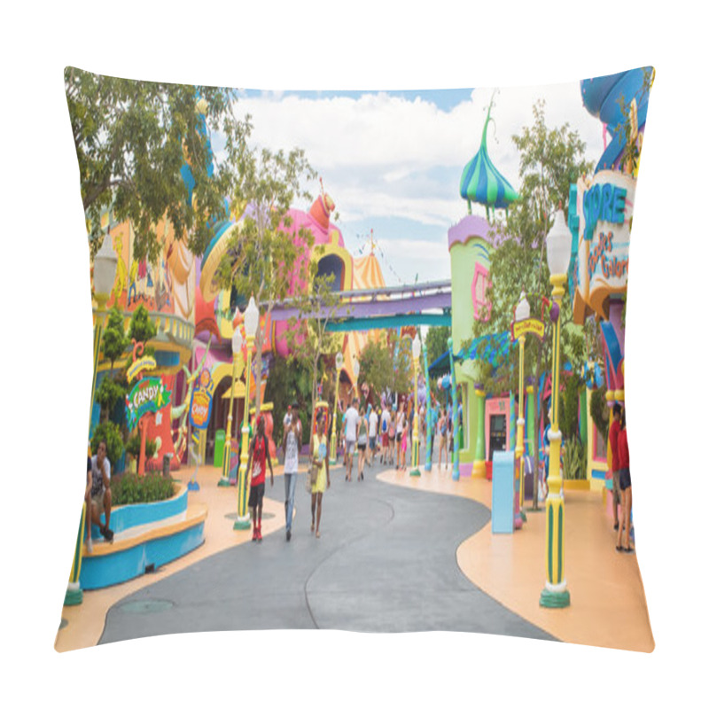 Personality  The Seuss Landing Area At Universal Studios Islands Of Adventure Pillow Covers