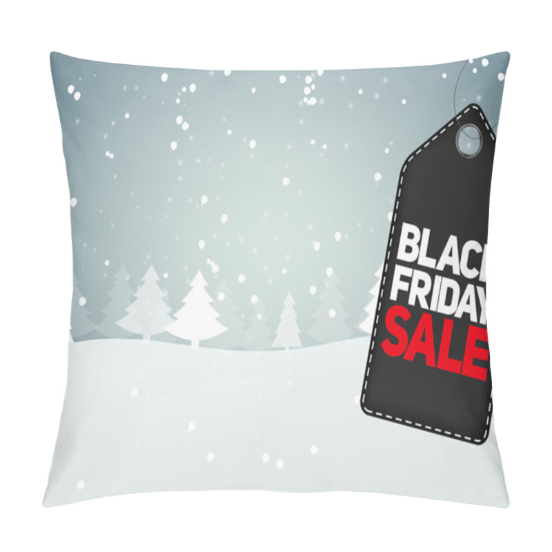 Personality  Black Friday Sale Background Vector Illustration Pillow Covers