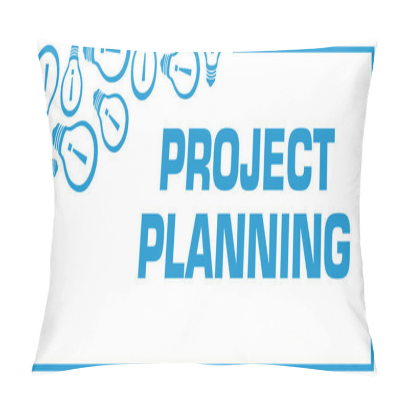 Personality  Project Planning Concept Image With Text And Bulb Symbols. Pillow Covers