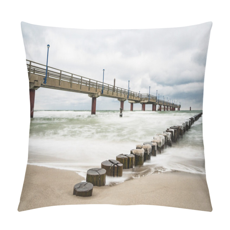 Personality  Pier On The Baltic Sea Coast In Zingst Pillow Covers