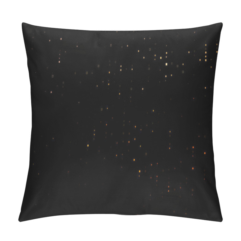 Personality  Dark Orange Vector Texture With Rectangular Style. Pillow Covers