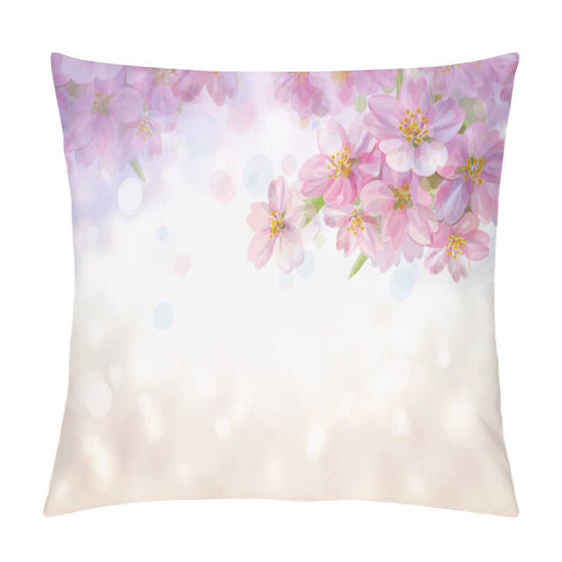 Personality  Spring Blossoming Tree Pillow Covers