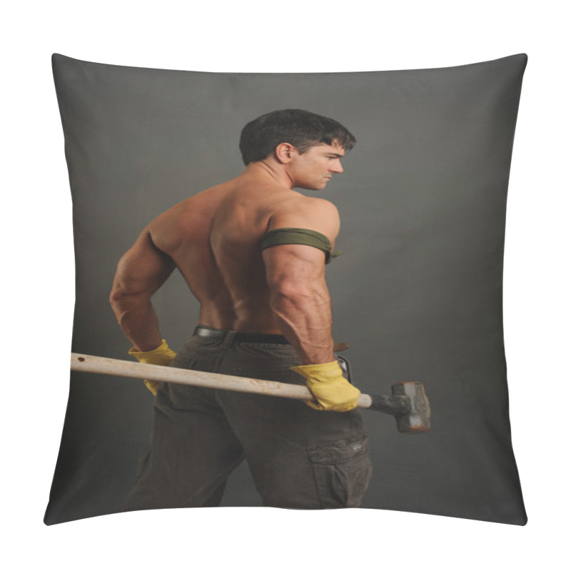 Personality  Construction Guy Pillow Covers