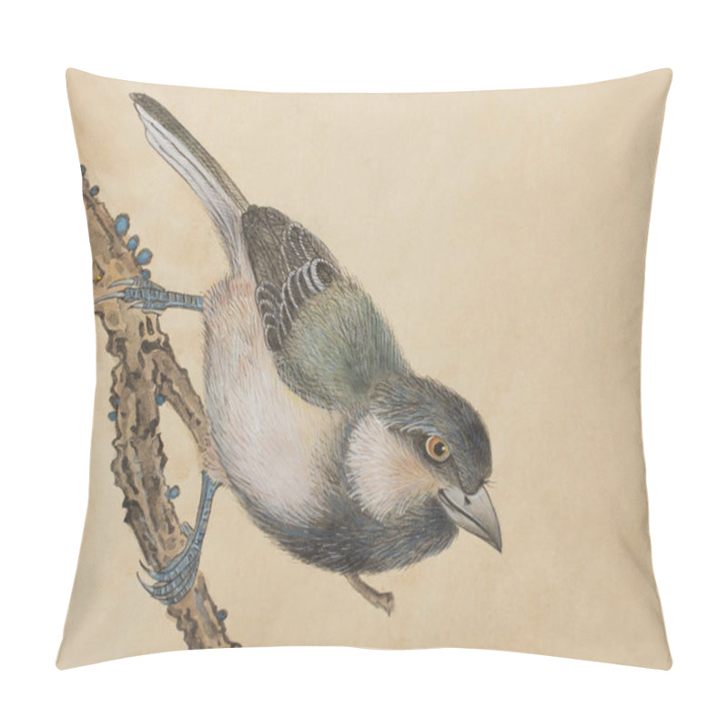 Personality  Little Bird On A Branch Pillow Covers