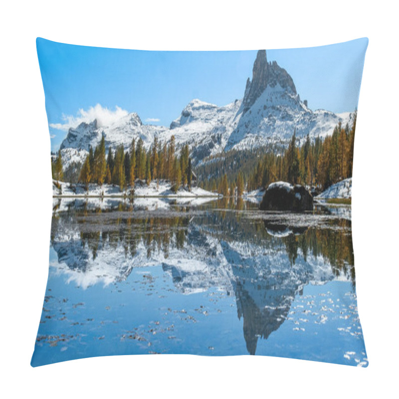 Personality  The Dolomites Come Alive With A Golden Glow, Show Casing Natures Finest Palette Pillow Covers