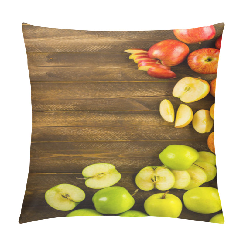 Personality  Variety Of Organic Apples Pillow Covers