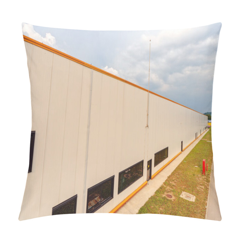 Personality  Aluminum Facade On Industrial Building Pillow Covers