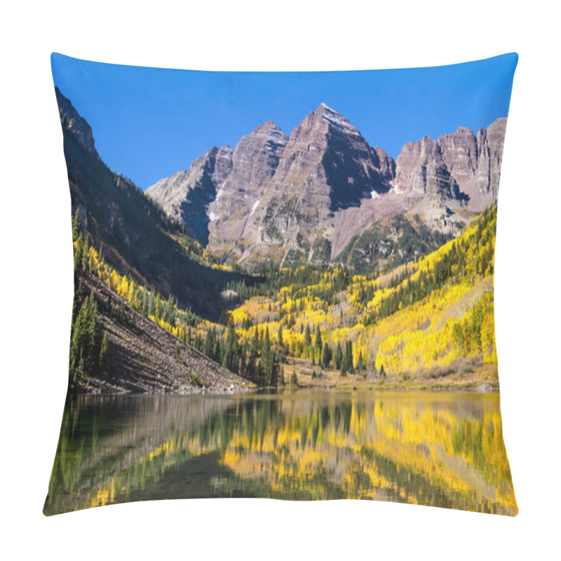 Personality  Morning At Maroon Bells Aspen CO Pillow Covers