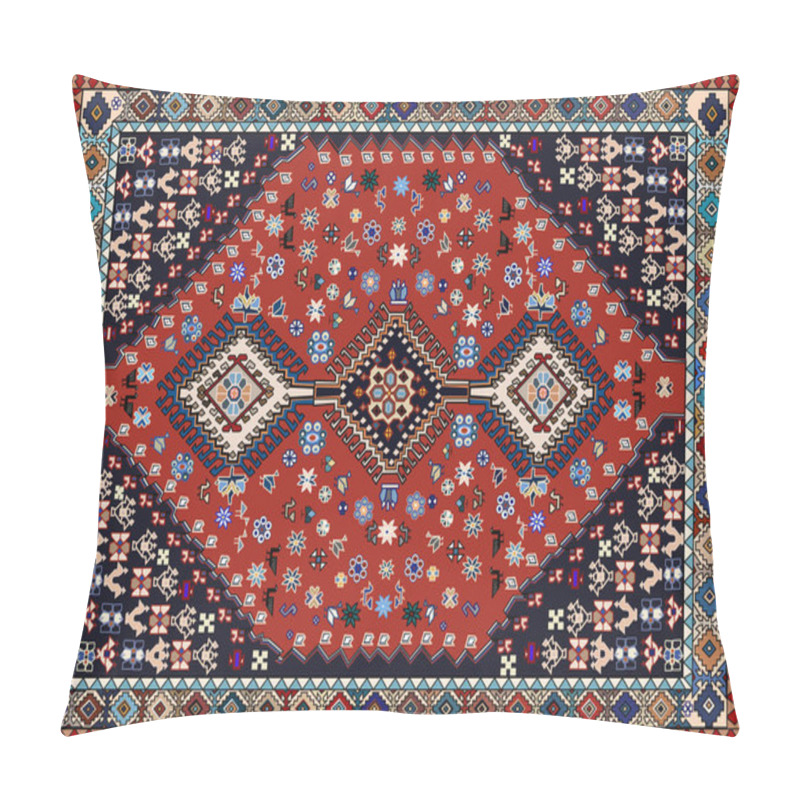 Personality  Persian Carpet Original Design, Tribal Vector Texture. Easy To Edit And Change A Few Colors By Swatch Window. Pillow Covers