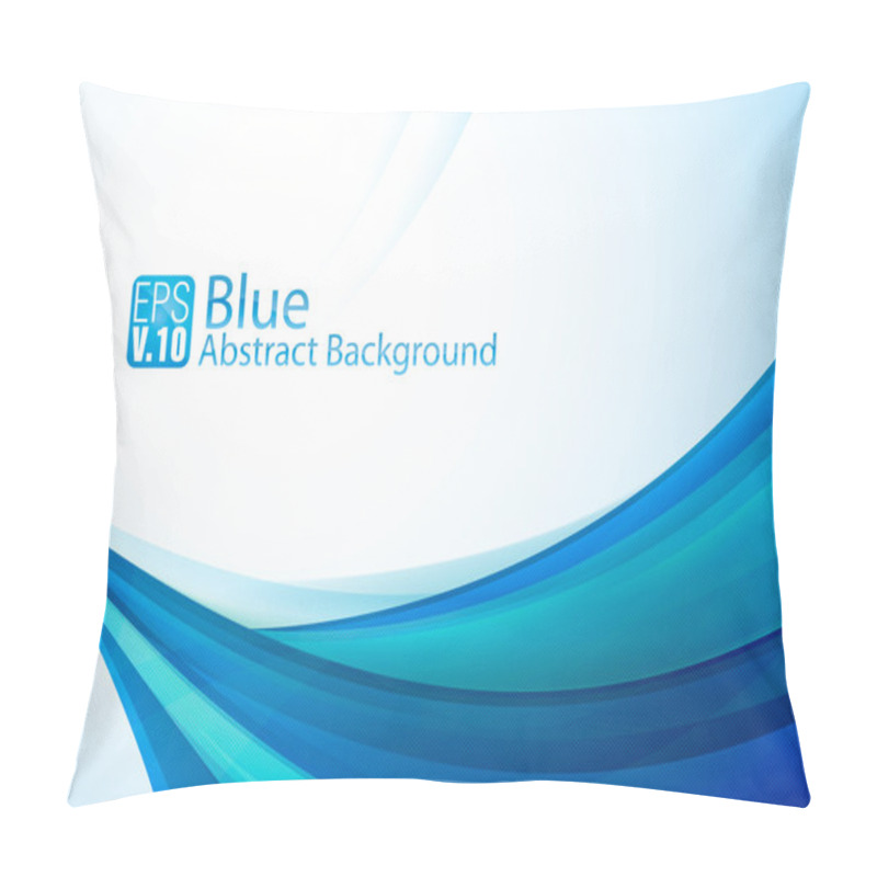 Personality  Blue Abstract Background Pillow Covers