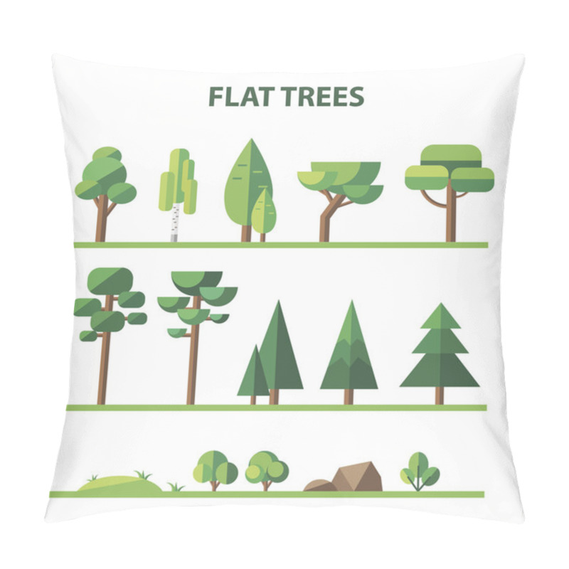 Personality  Flat Forest Pillow Covers