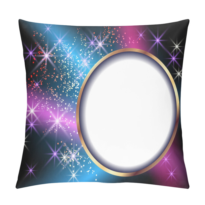 Personality  Glowing Background With Signboard Pillow Covers