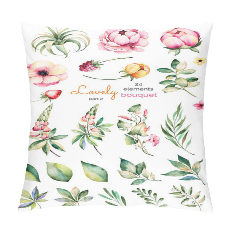 Personality  Foral Collection With Flowers Pillow Covers