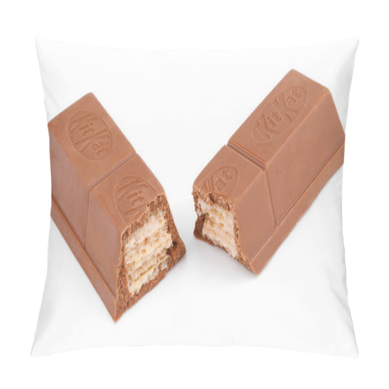 Personality  Closeup Of Kit Kat Candy Chocolate Bar Pillow Covers