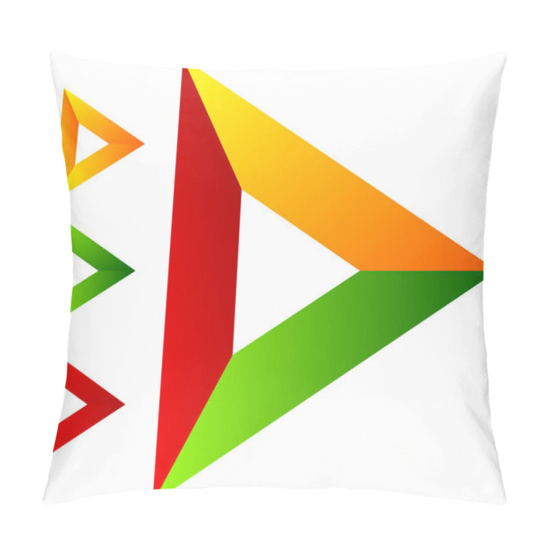 Personality  Play Buttons / Generic Arrows Pillow Covers