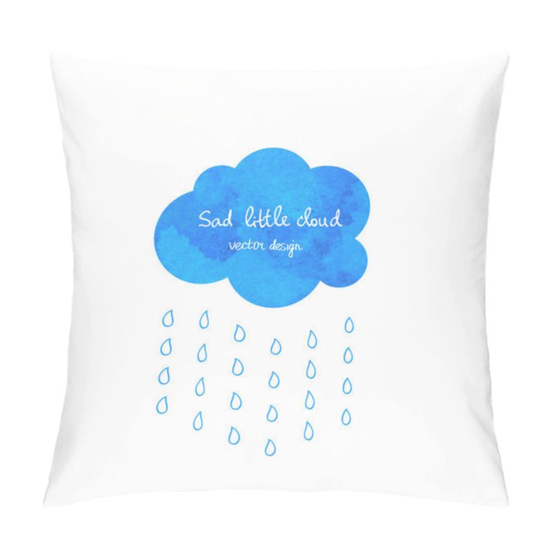 Personality  Vector Cloud Raining Design Pillow Covers