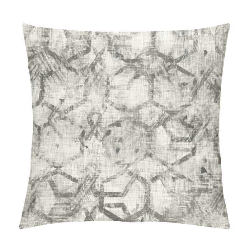 Personality  Tan And Cream Worn Messy Grungy Seamless Pattern Pillow Covers