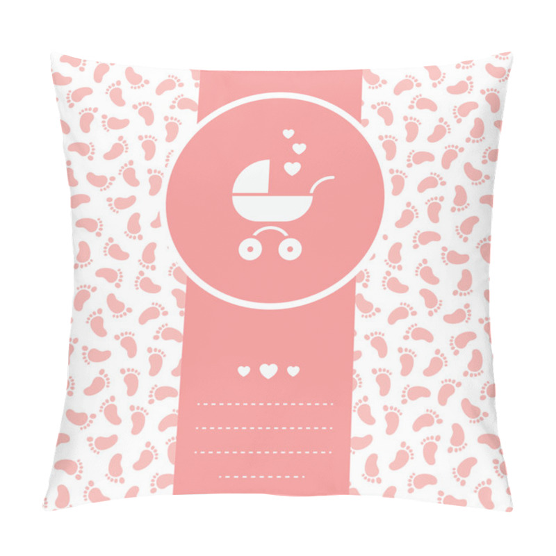 Personality  Baby Shower Girl Card Pillow Covers