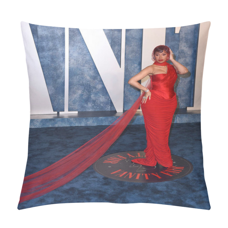 Personality  LOS ANGELES - MAR 12:  Cardi B At The 2023 Vanity Fair Oscar Party At The Wallis Annenberg Center For The Performing Arts On March 12, 2023 In Beverly Hills, CA Pillow Covers