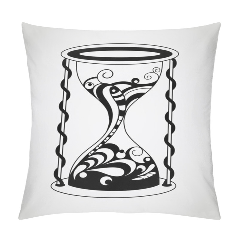 Personality  Vector Tattoo Hourglass Pillow Covers