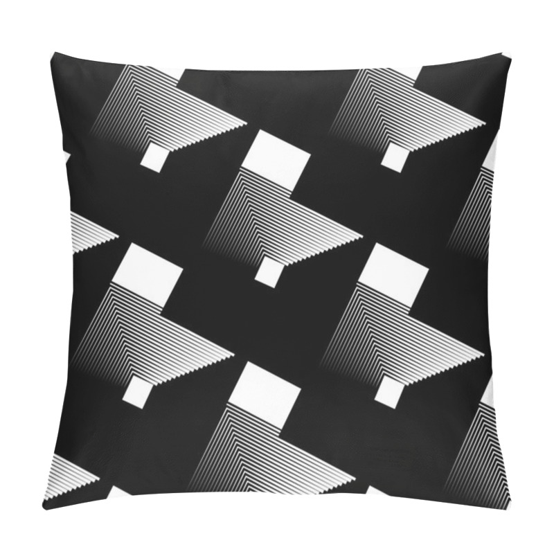 Personality  Abstract Squares Pattern Pillow Covers