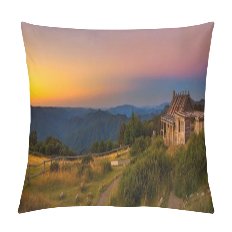 Personality  Sunset Above Craigs Hut  In The Victorian Alps, Australia Pillow Covers